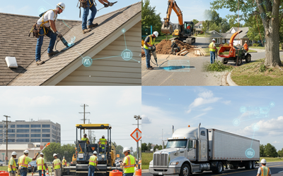 Construction and manufacturing workers